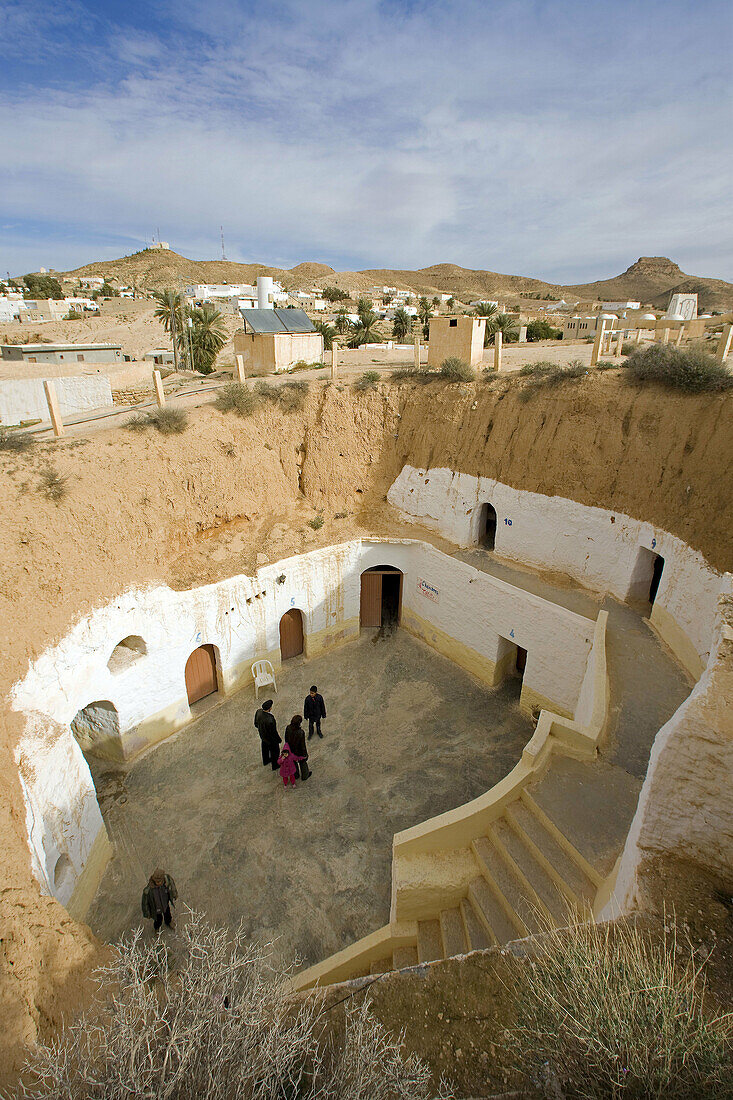 Troglodyte dwellings, Matmata, Tunisia  December 2008)