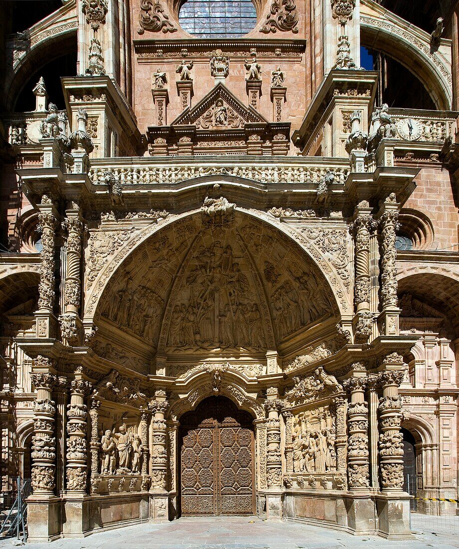 Spain-September 2009 Castilla and Leon Region Astorga City The Cathedral