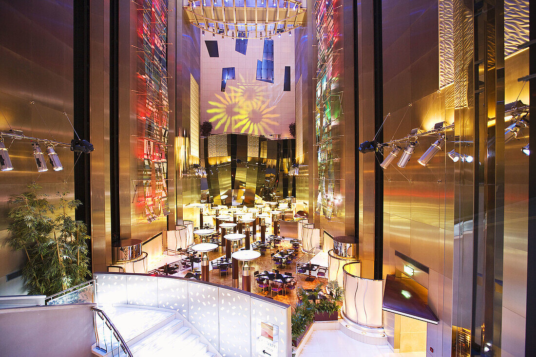 Restaurant of the Fairmont Hotel, Dubai, United Arab Emirates