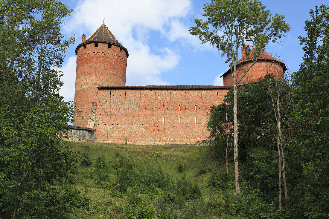 Turaida Castle near Sigulda, Gauja National Park, Latvia, Europe.