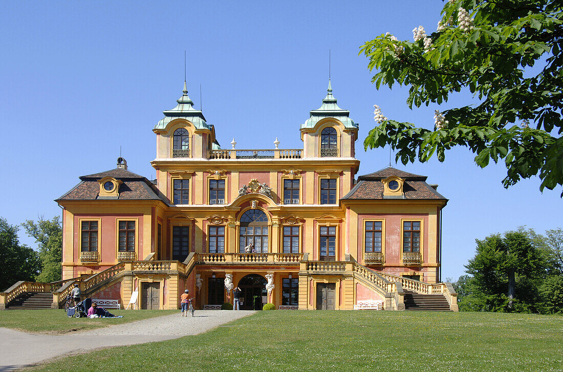 Palais Schloss Favorite at Ludwigsburg in Baden-Wuerttemberg, Germany