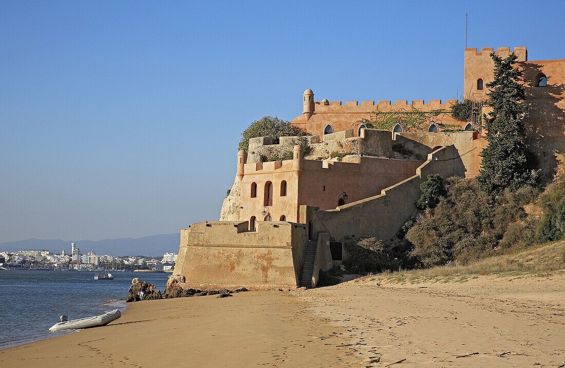 castle Fortaleza de Sao Joao at Ferragudo, Algarve, Portugal