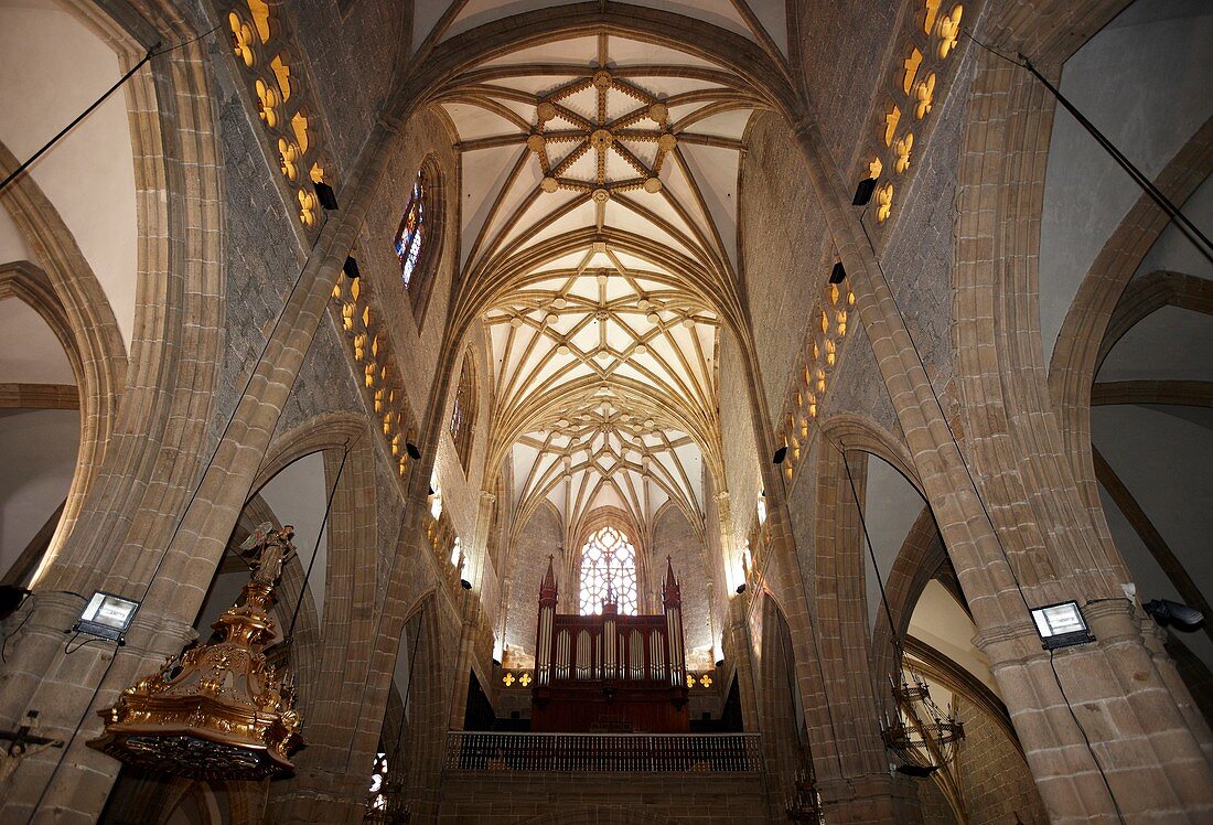 Kirche Santa Maria, Lekeitio, Biskaya, Baskenland, Spanien