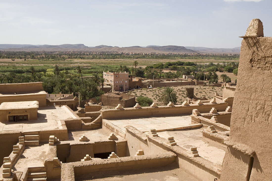 Kasbah in Ouarzazate, am Fusse des Hohen Atlas im Südosten Marokkos