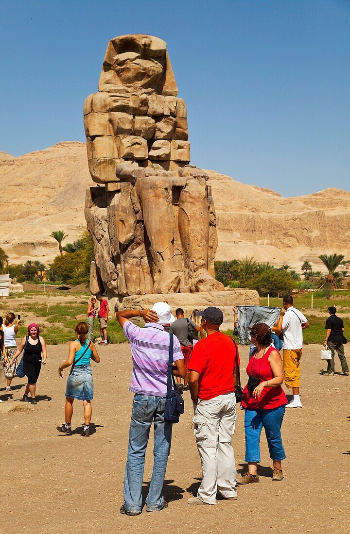 Colosos de Mennon, Luxor, Valle del Nilo, Egipto