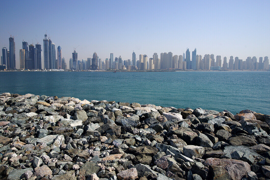 View to Jumerah Beach Residence, Dubai, UAE, United Arab Emirates, Middle East, Asia