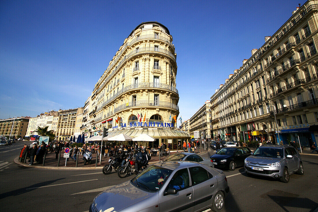 Verkehr in der Innenstadt, Marseille, Frankreich, Europa