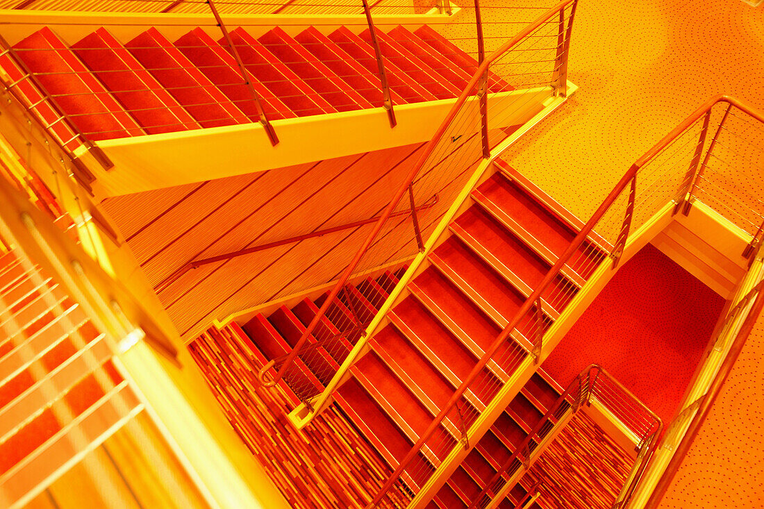 Staircase at AIDA Bella Cruiser