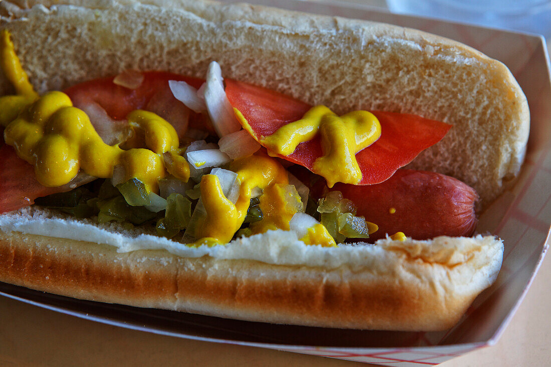 Chicago Hot Dog, Chicago, Illinois, USA