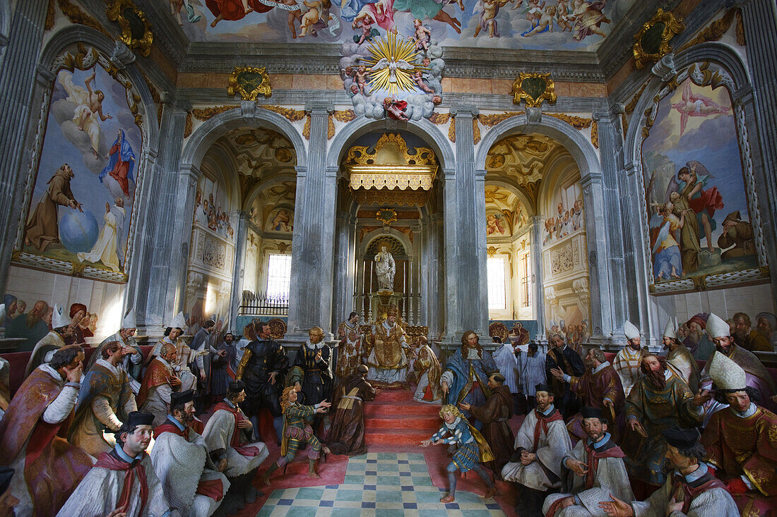 Sacro Monte d'Orta, Orta San Giulio, Lago d' Orta, Piemont, Italien