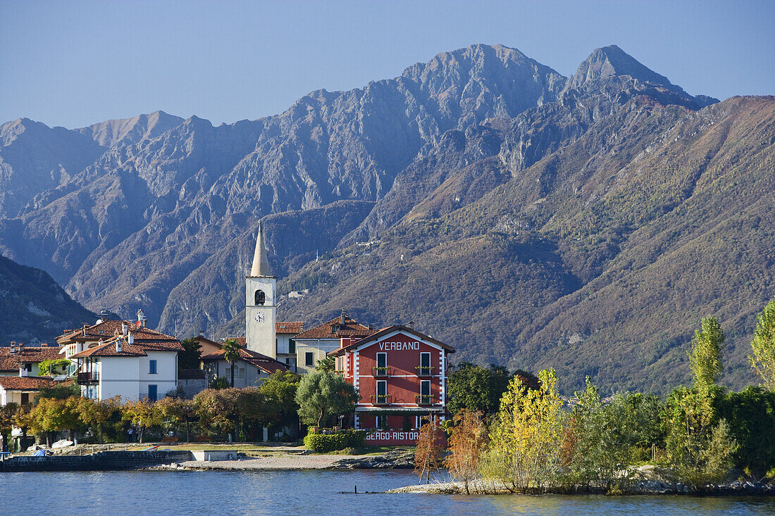 Isola Superiore o dei Pescatori, Lago Maggiore, Piemont, Italien