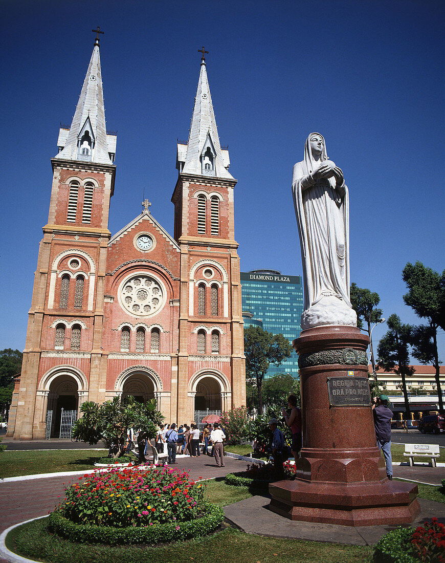 Kathedrale Notre Dame, Ho Chi Minh Stadt, Vietnam