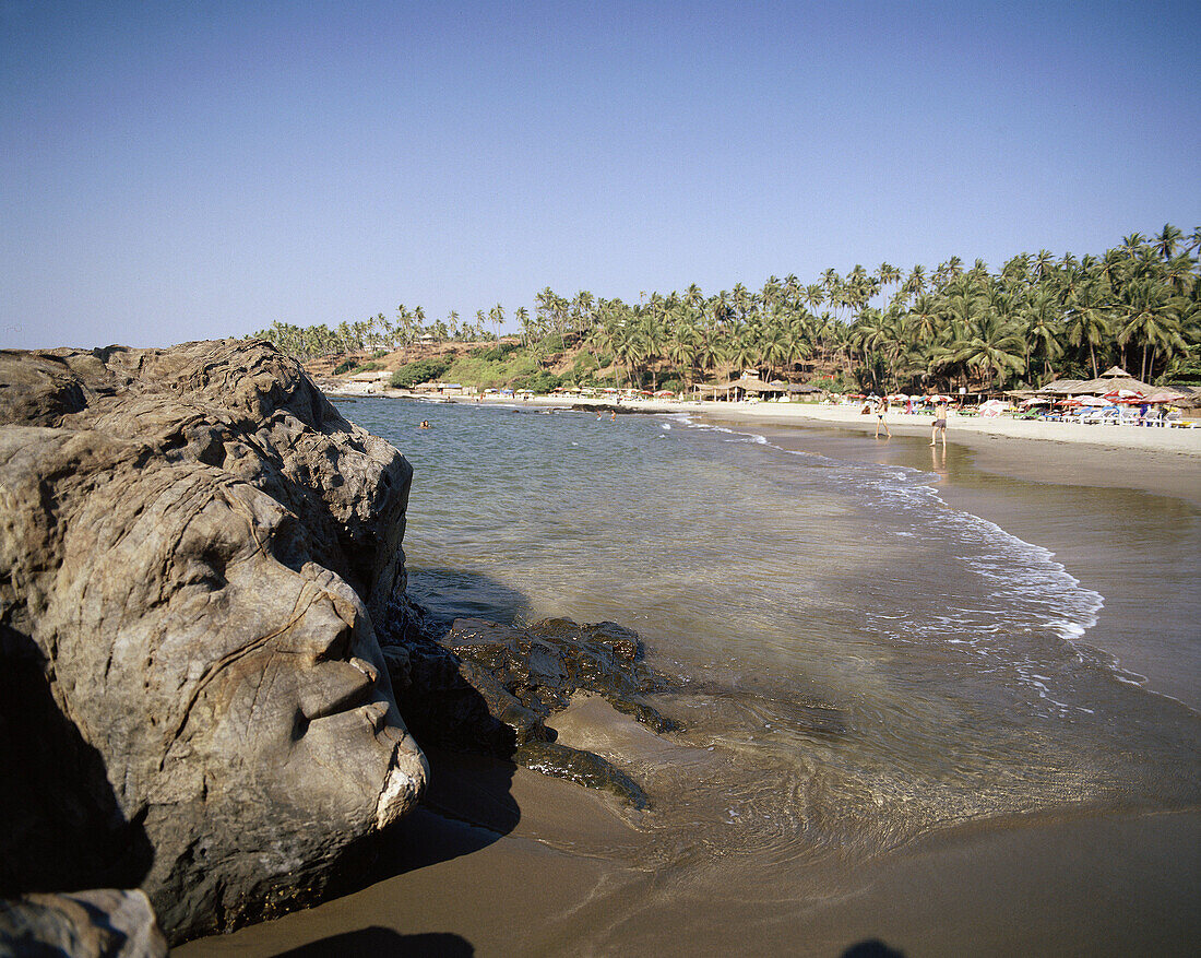 Kleiner Vagator Strand, Goa, Indien