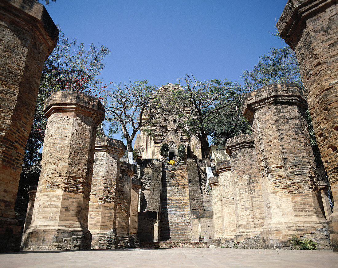 Cham Towers in Nha Thang, Vietnam