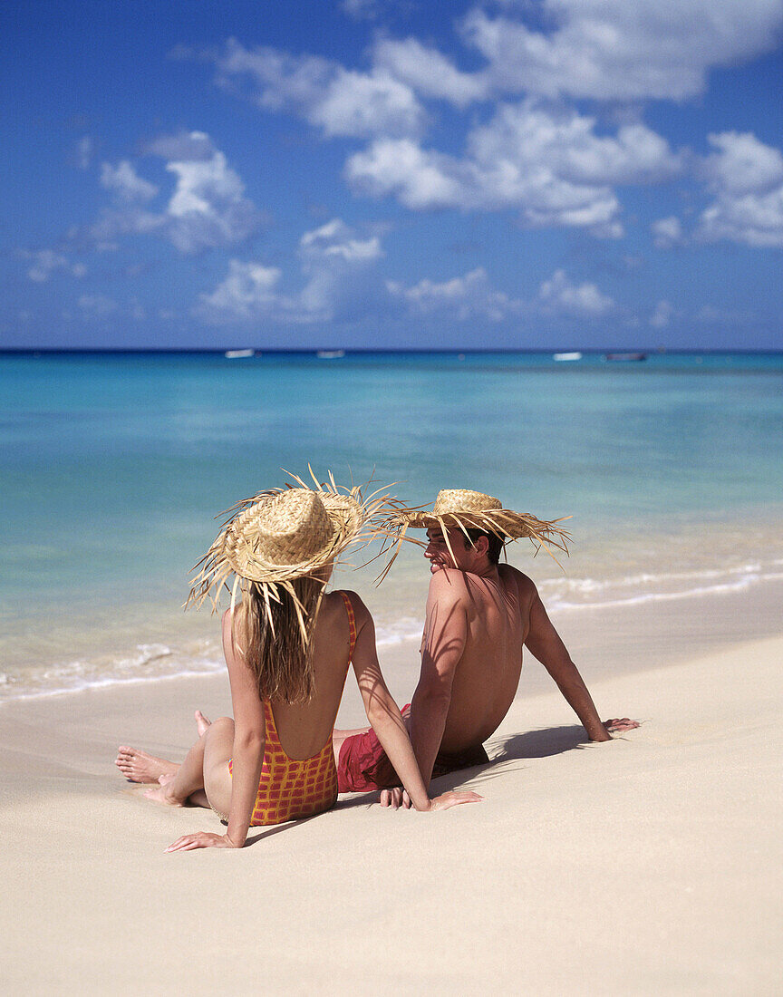 Couple in Barbados, Caribbean