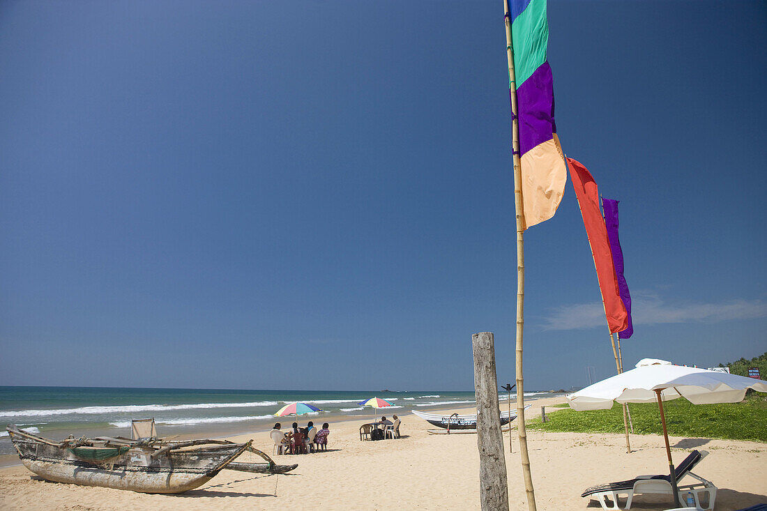 Strandbar am Bentota-Strand, Sri Lanka