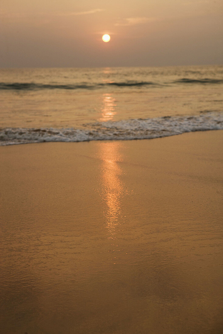 Sunset over the Indian Ocean, Sri Lanka