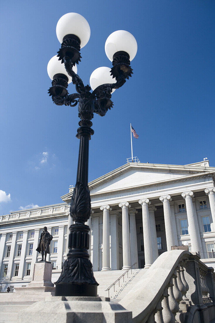 Das Finanzministerium, Washington DC, USA