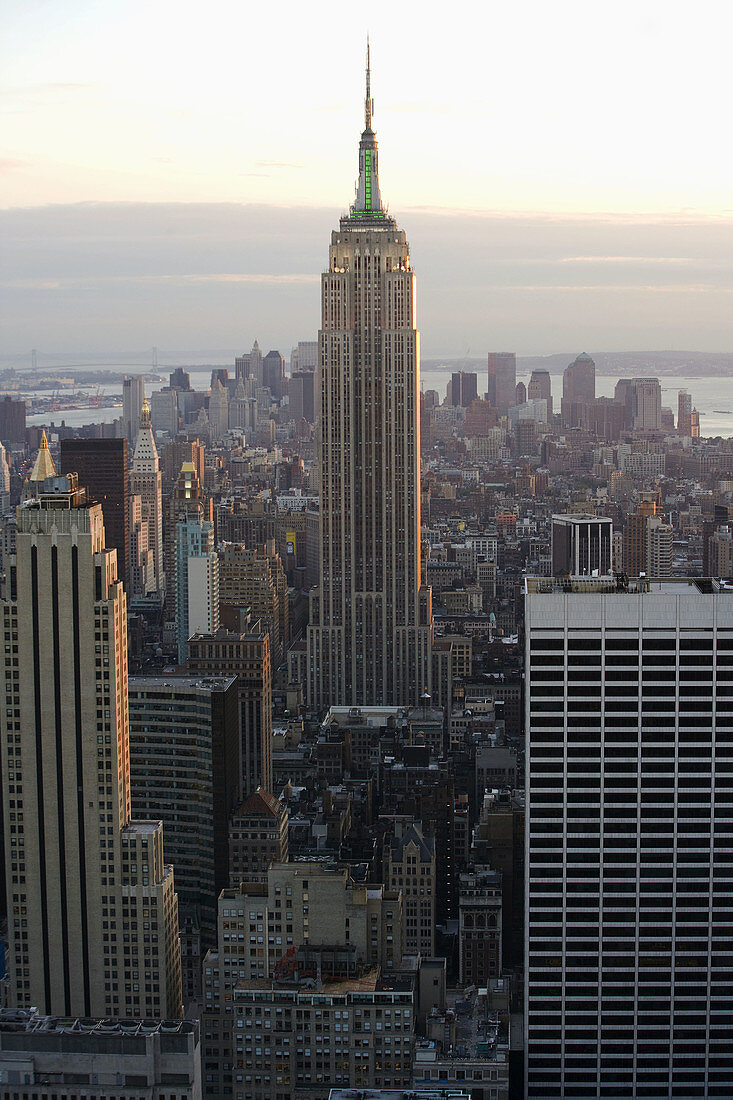 Aerial view of New York City, USA