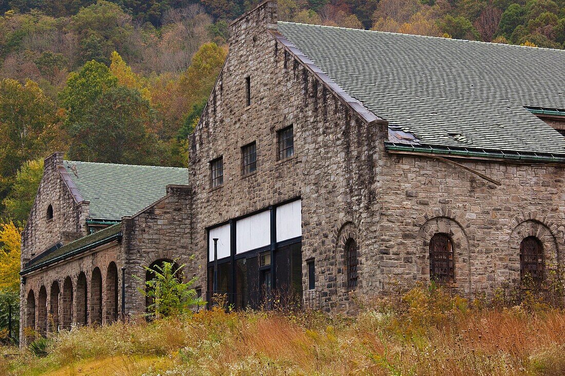 USA, West Virginia, Itman, National Coal Heritage Area, Pocahontas Coal Company Store, b  1923, buildings