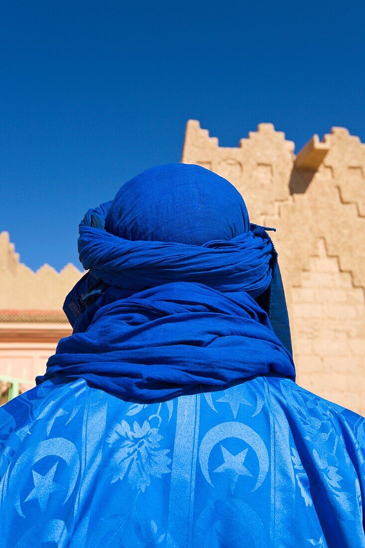 Portrait of a Touareg man, Morocco MR