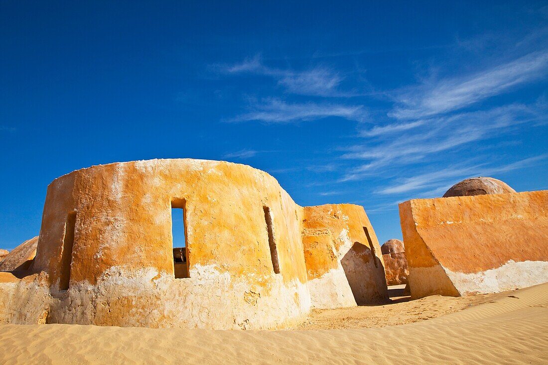 Escenario de La Guerra de las Galaxias, Lago salado o ´Chott´ Ell Yerid , Nefta, Desierto del sur de Tunez, Africa