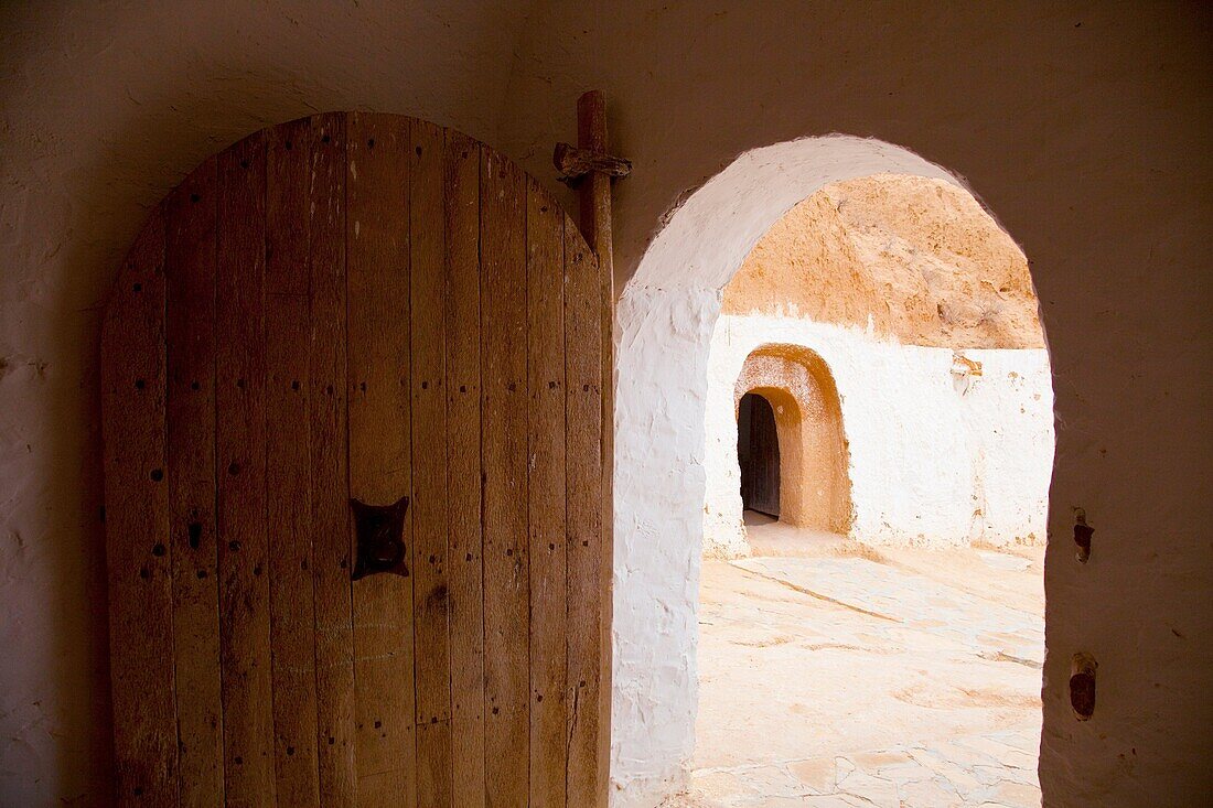 Casas trogloditas en Matmata, Tunez, Africa