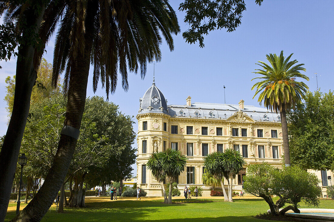 Palacio Duque de Abrantes  headquarters of the Royal Andalusian School of Equestrian Art), Jerez de la Frontera. Cadiz province, Andalusia, Spain