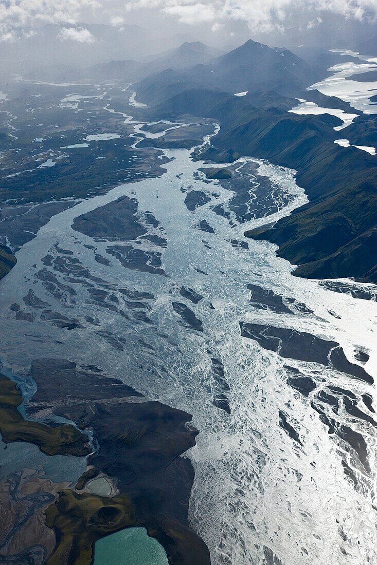 Río Tungnaá, Alrededores del Glaciar Vatnajökull  Sur de Islandia