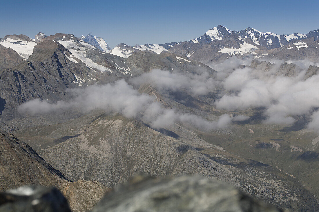 View over Valsavarenche valley, Gran Paradiso National Park, Aosta valley, Italy