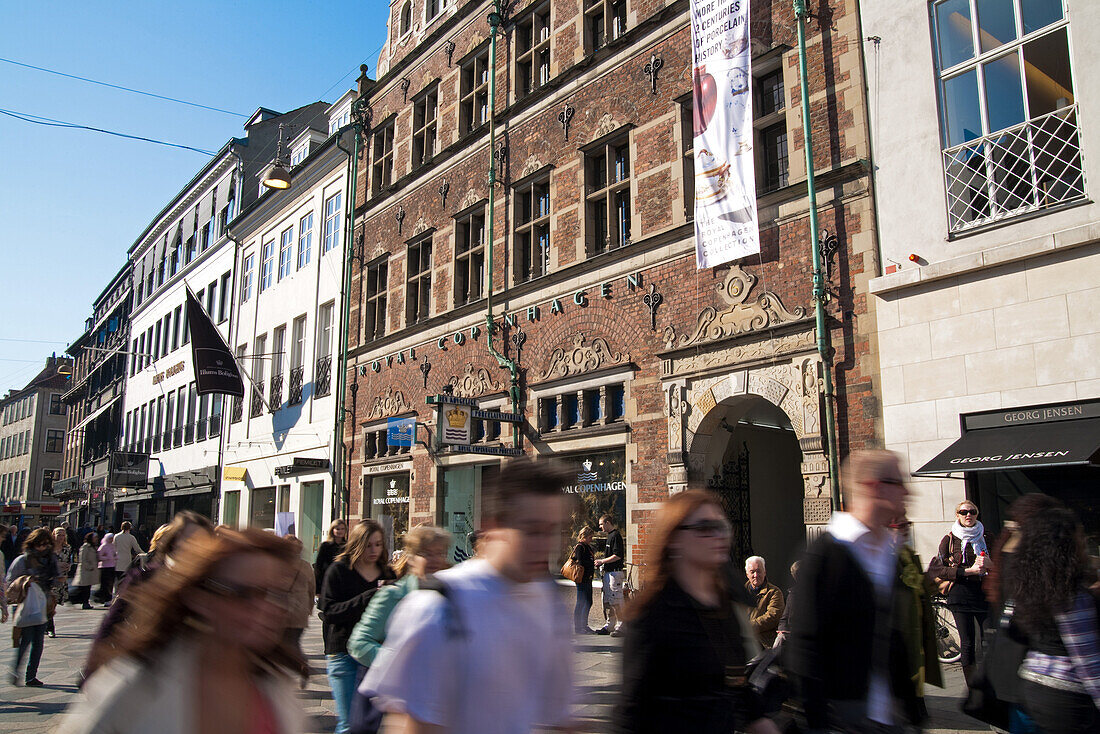 Royal Copenhagen Flagship store, Amagertorv, Copenhagen, Daenemark