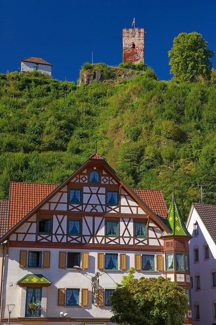 Burgruine Hornberg, Hornberg, Schwarzwald, Baden-Württemberg, Deutschland