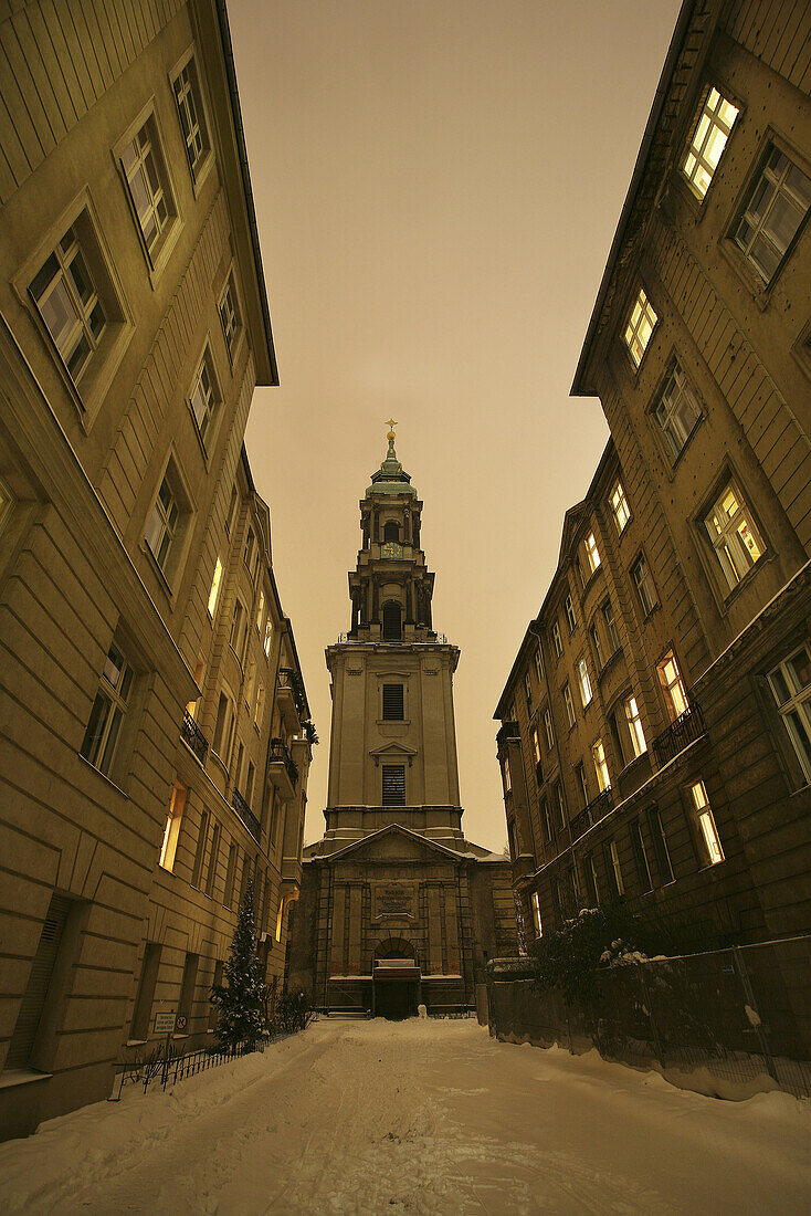 Sophienkirchhof mit Sophienkirche, Große Hamburgerstrasse, Mitte, Berlin, Deutschland