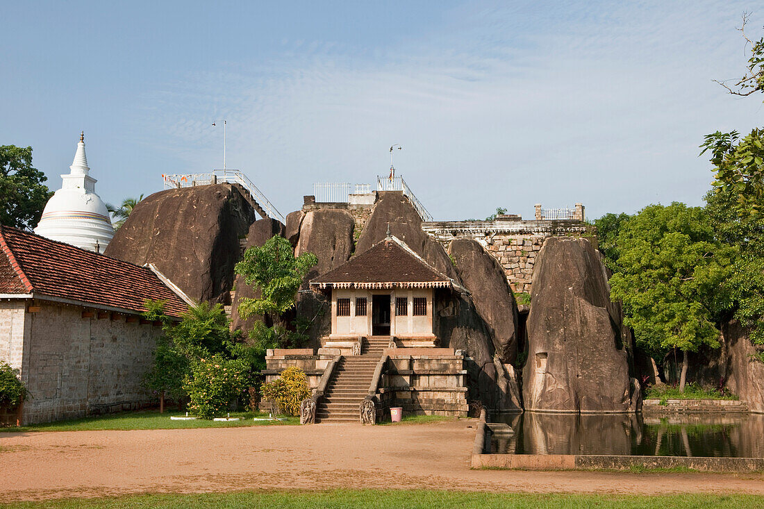 Der Isurumunjya Tempel, Isurumuni Maha Vihara, Sacred City, Anuradhapura, Sri Lanka, Asien