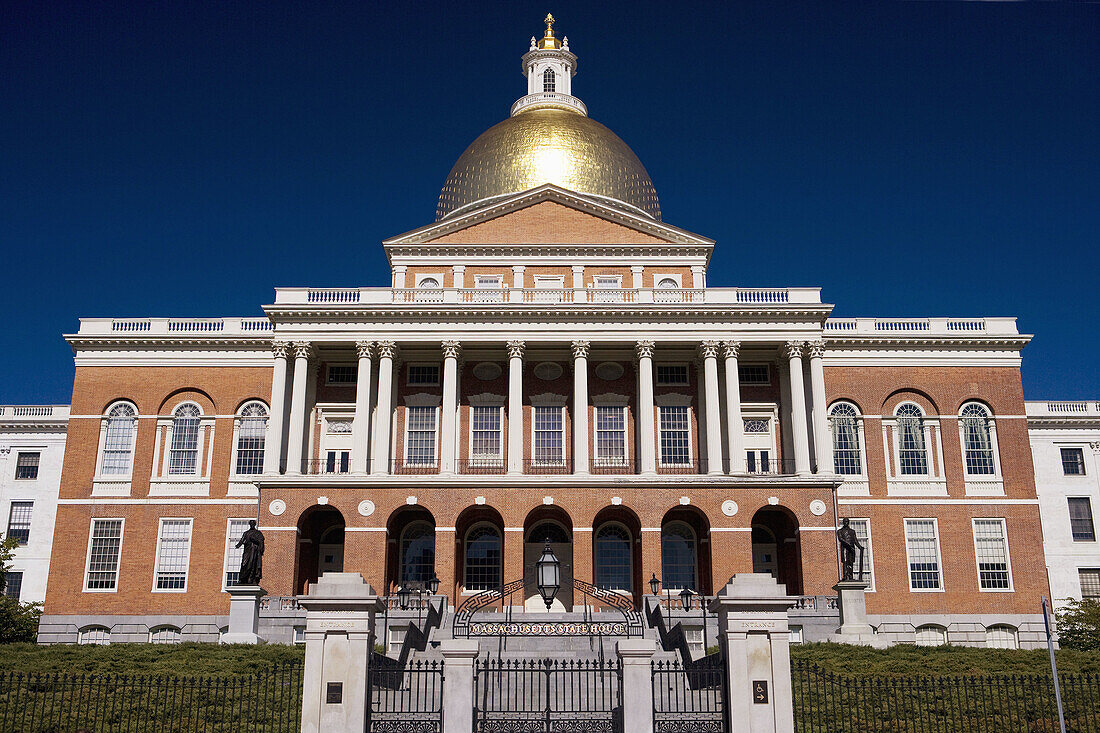 Das Staatshaus von Massachusetts, Boston, Massachusetts, USA