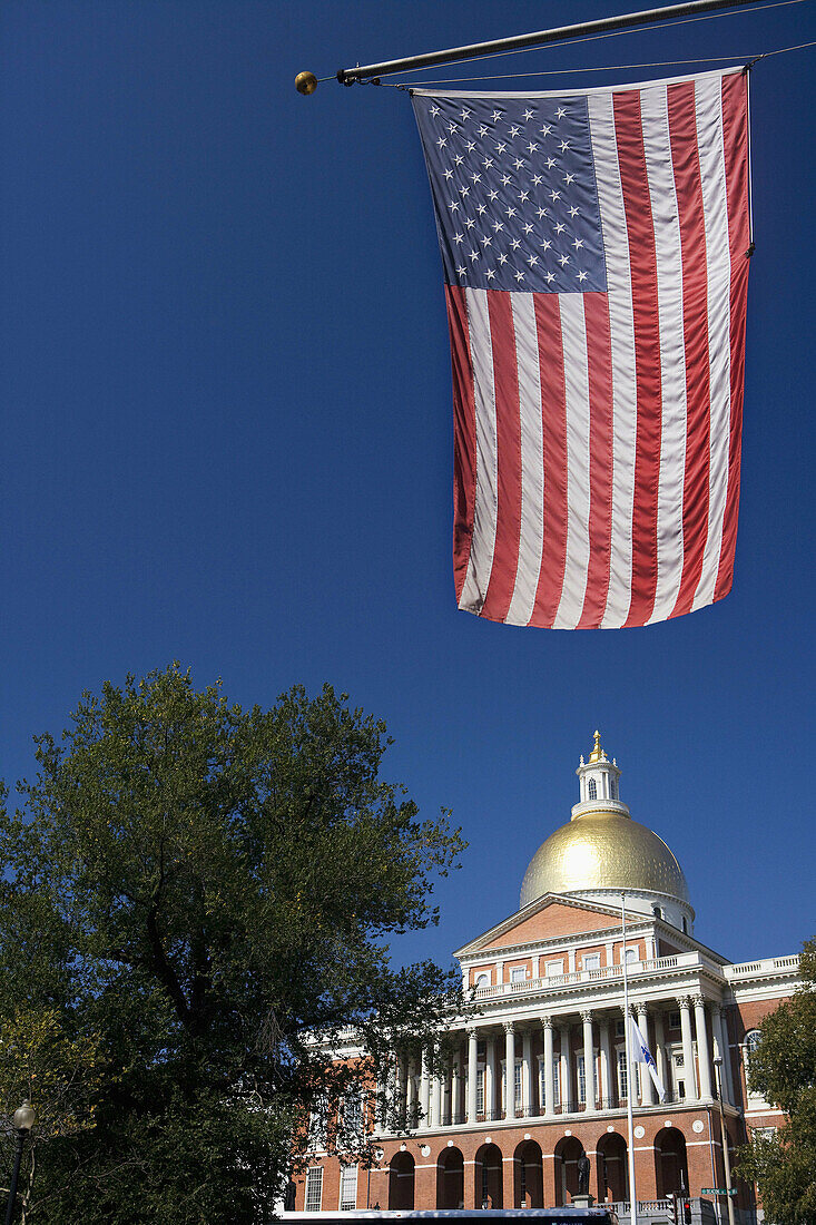 Staatliches Haus von Massachusetts, Boston, Massachusetts, USA