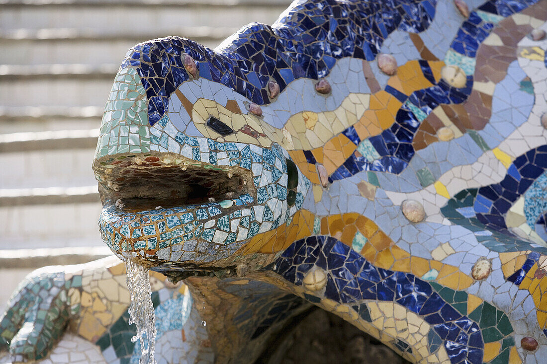 Parc Güell in Barcelona, Spain