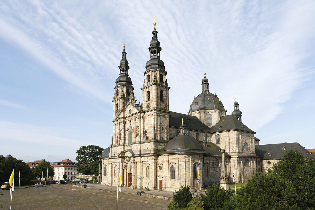Cathedral, Fulda, Rhön, Hesse, Germany