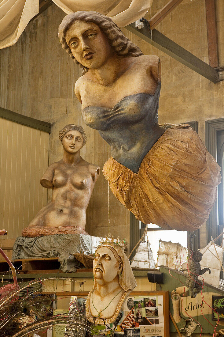 Donna Demente´s studio, a ´must see´ gallery in historic quarter, Oamaru, Otago New Zealand