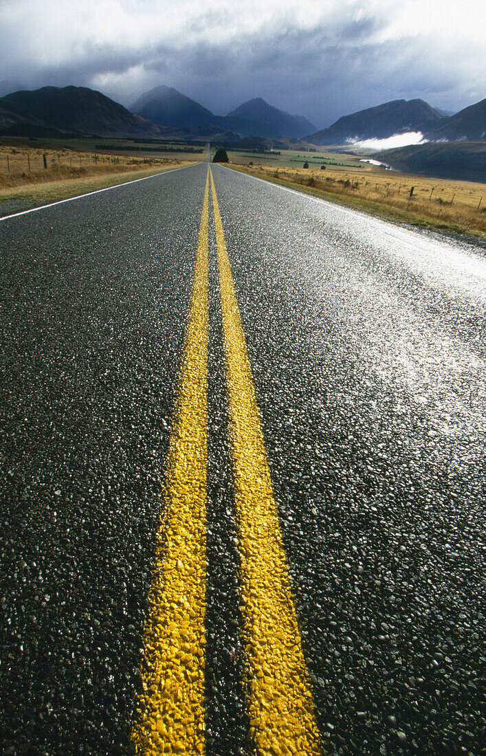 State Highway 73 the route to Arthur´s Pass Canterbury New Zealand