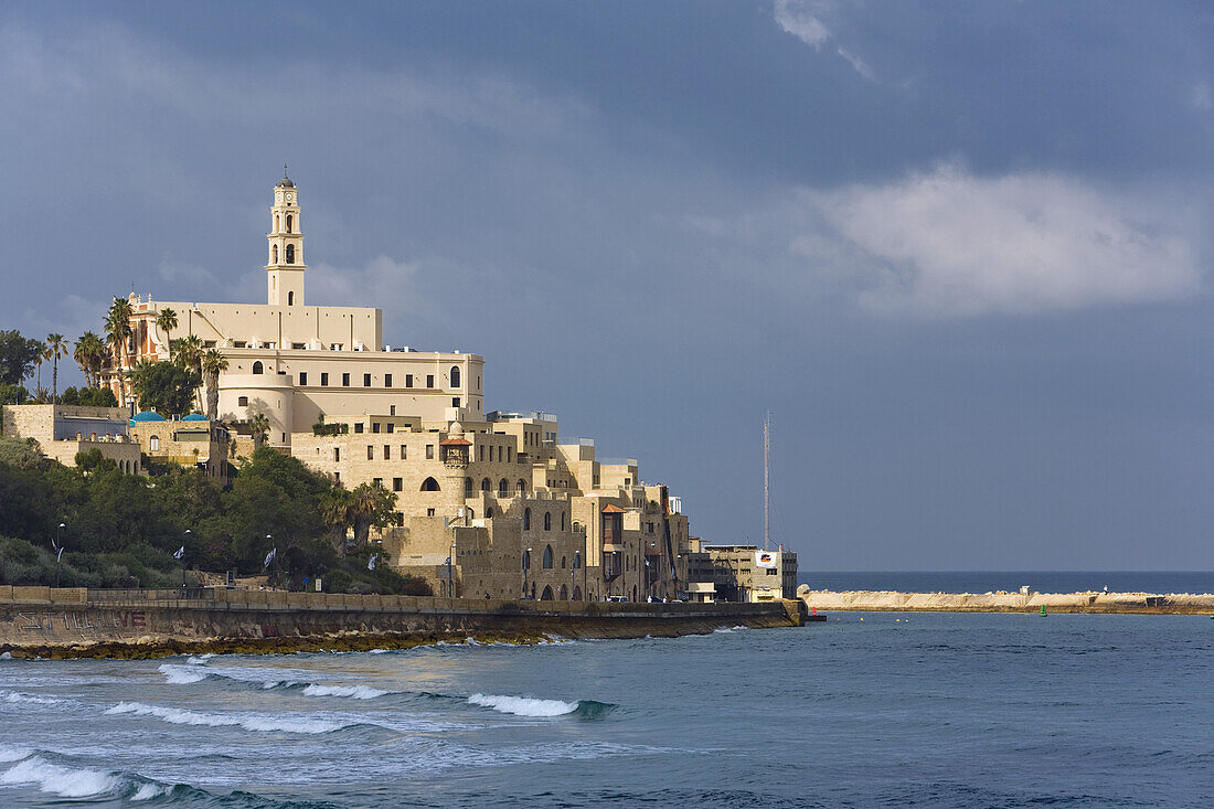 Blick auf Jaffa, alte arabische Hafenstadt, Tel Aviv, Israel, Naher Osten