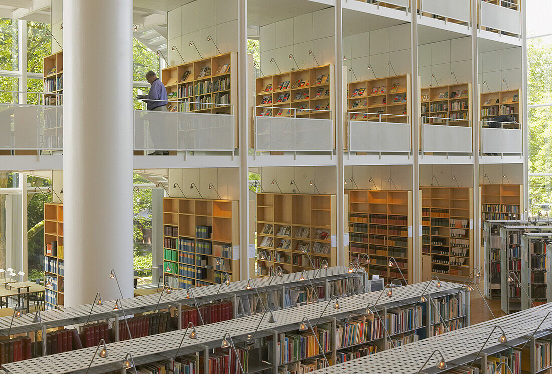 Interior from library in Malmo, Sweden