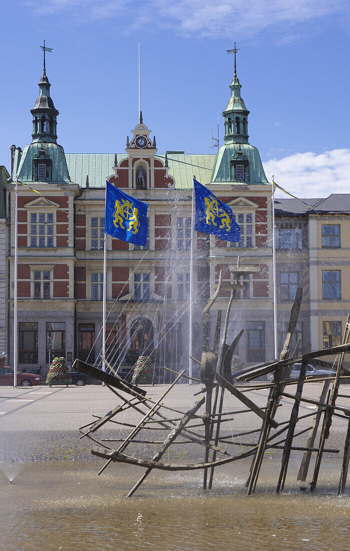 The town hall in Kristianstad, Skåne, Sweden