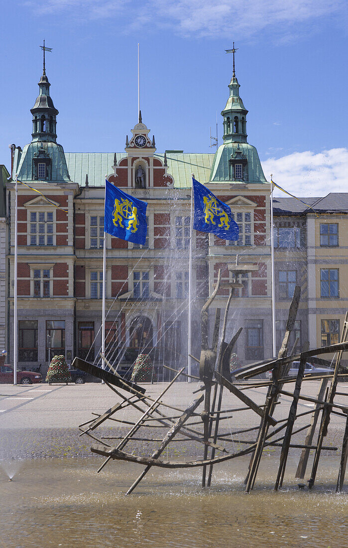 The town hall in Kristianstad, Skane, Sweden