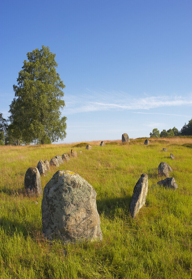Graves from the Iron Ages., Skane, Sverige