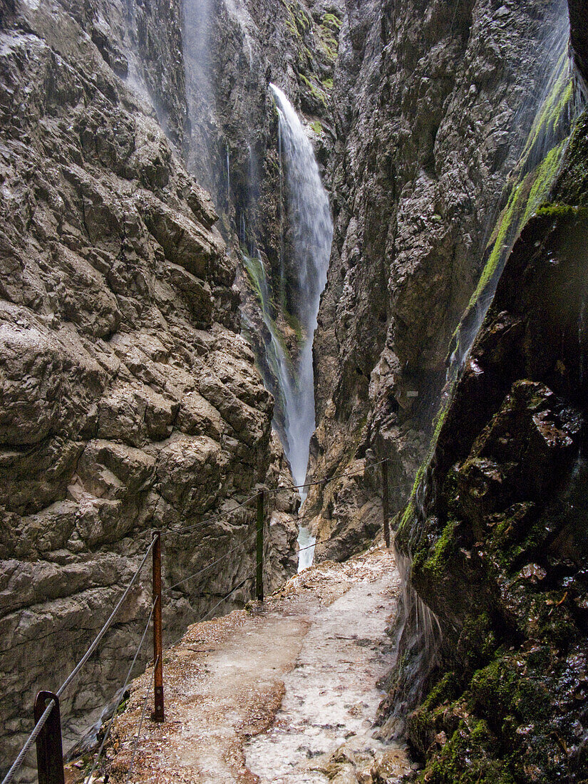 Höllentalklamm, Höllental, Wettersteingebirge, Bayern, Deutschland