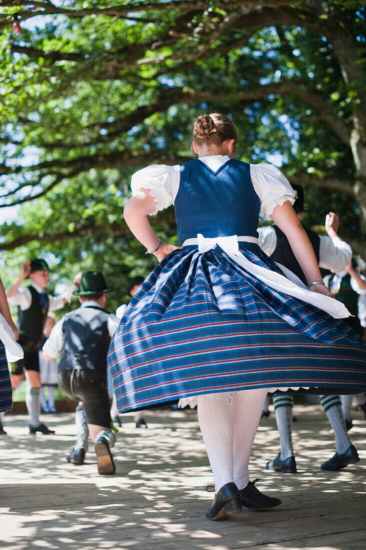 Mountain festival, Kraxnbichl, Neufahrn, Egling, Upper Bavaria, Germany