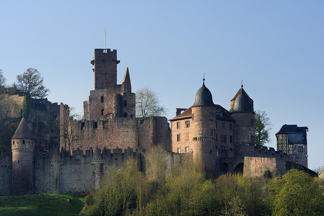 Burg Wertheim, Wertheim, Maintal, Baden-Württemberg, Deutschland