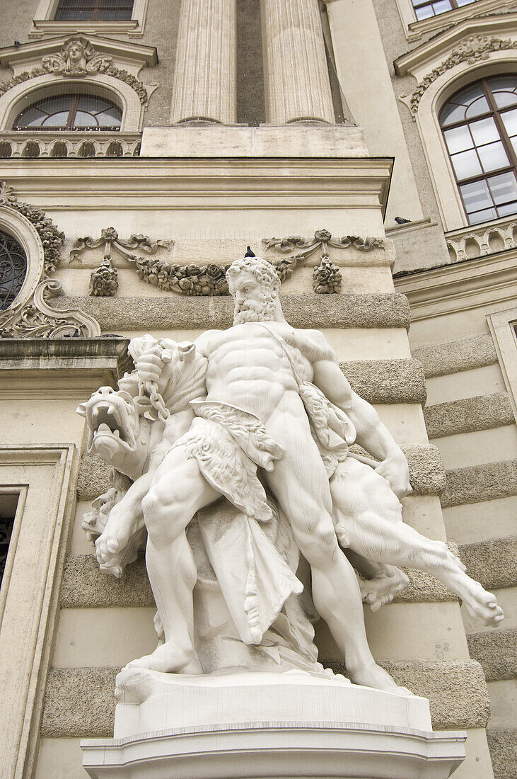 Statue, Hofburg, Wien, Österreich, Europa
