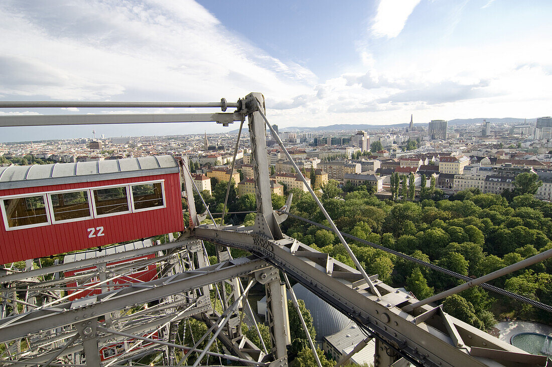 Big wheel, Prater, Vienna, Austria, Europe
